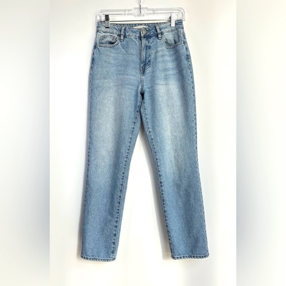 PACSUN Mom Jeans. High Waist Tapered Med Light Wash Relaxed Fit Size 25 - Picture 3 of 12